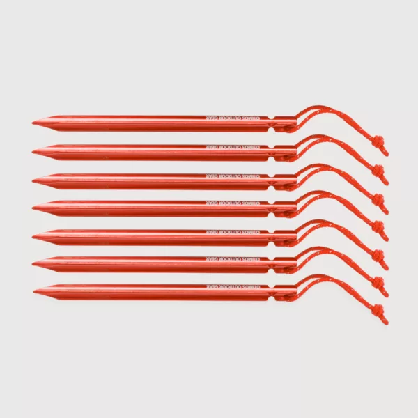 Otimos X-Lite Aluminium Tent Pegs - Red (Pack of 10)