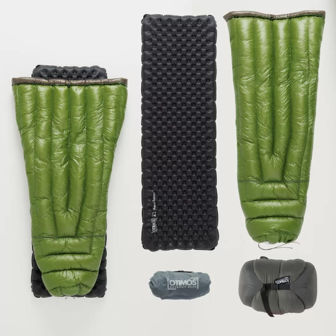 Otimos UL850 Hybrid Down Quilt Package & AeroTherm 4.2R Insulated Sleeping Pad